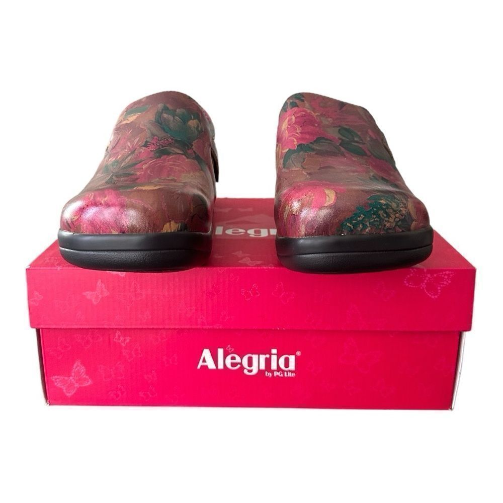 Alegria Kara Southern Romance Floral Clogs Comfort Shoes EU 42 US 11.5-12 - Picture 3 of 9
